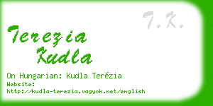 terezia kudla business card